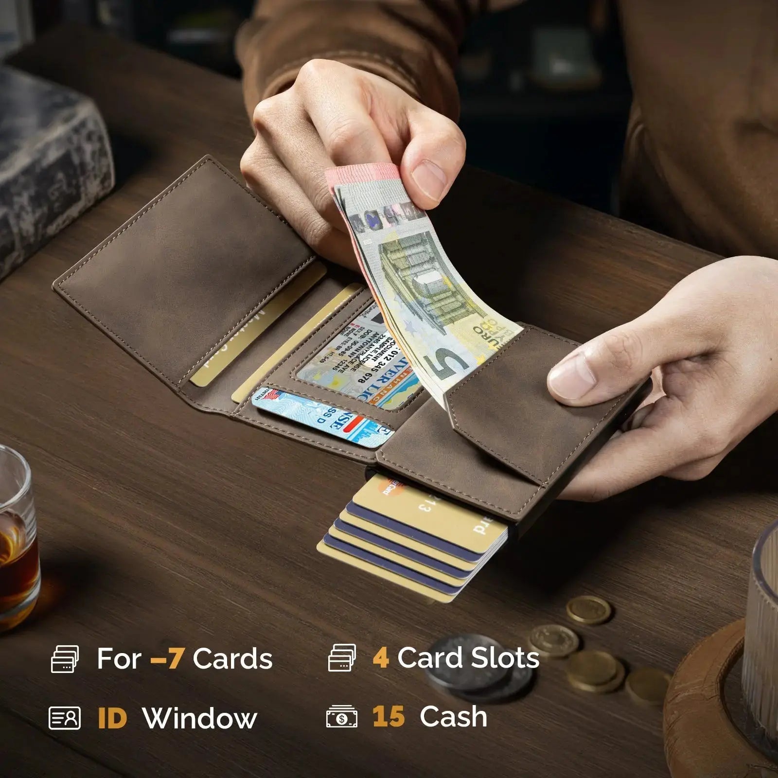 AIRTAG POP UP WALLET YESIIW