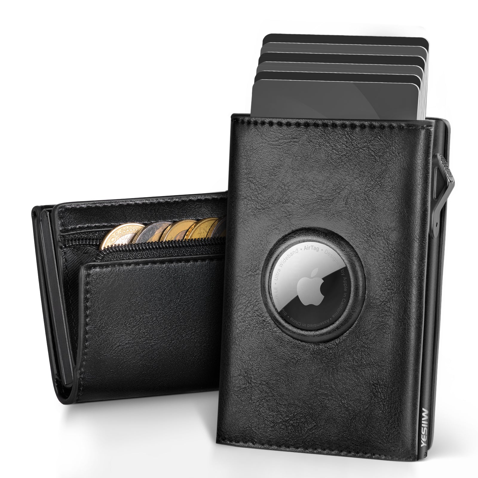 AIR-TAG & ZIPPER COIN POCKET WALLET