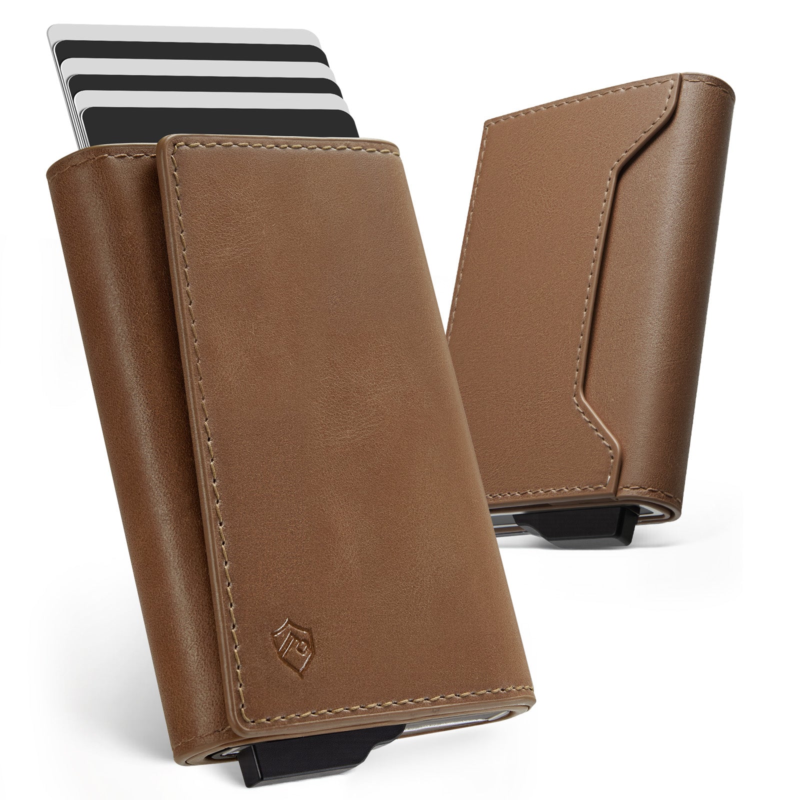 ANGLED DESIGN & GENUINE LEATHER