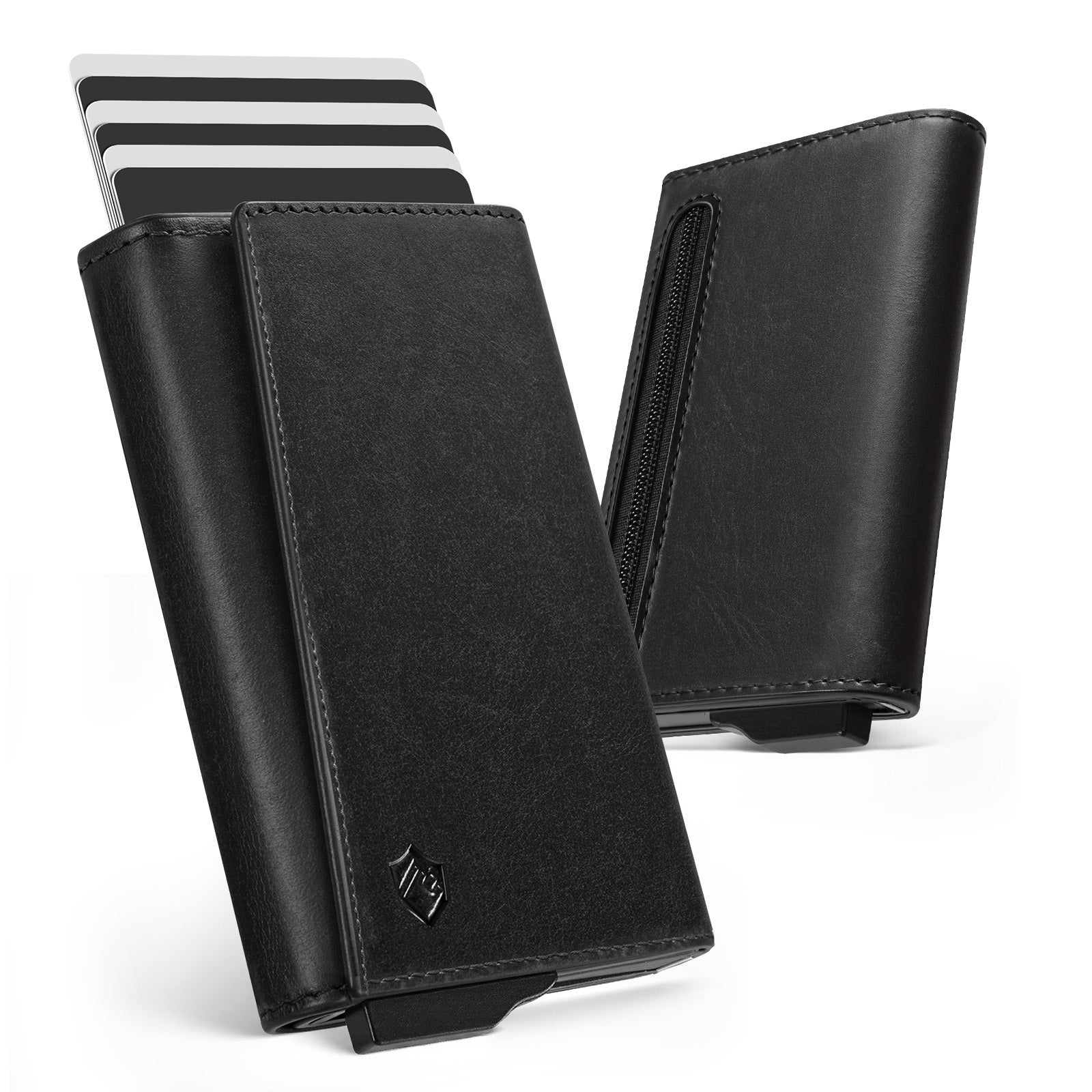 ANGLED DESIGN & GENUINE LEATHER