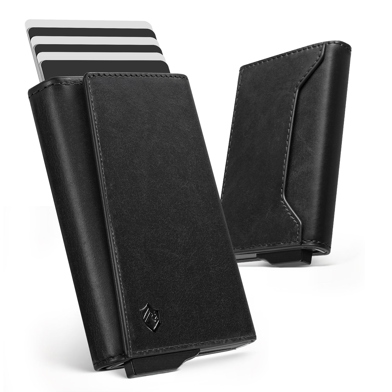 ANGLED DESIGN & GENUINE LEATHER
