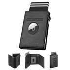 AIR-TAG ZIPPER COIN POCKET WALLET