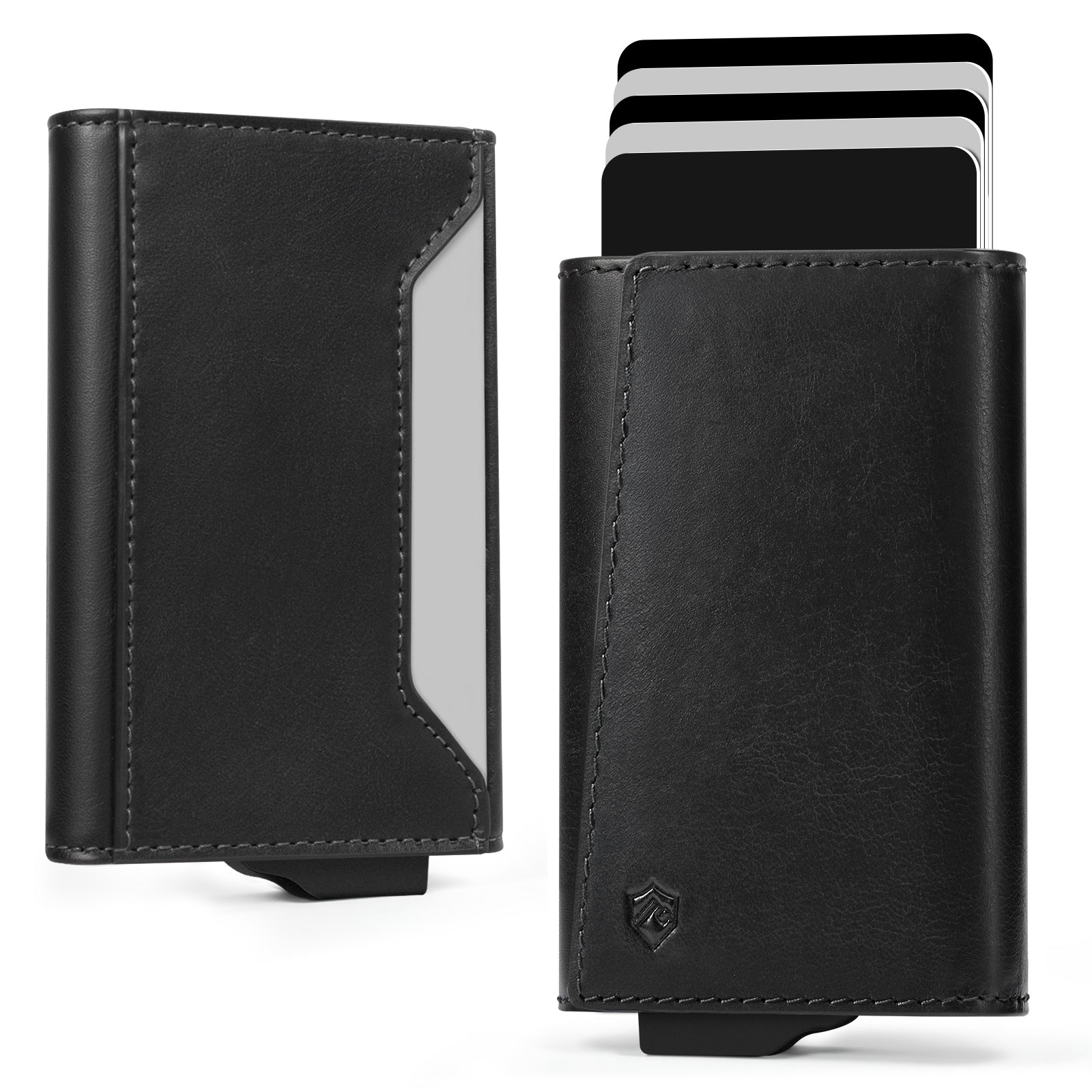 GENUINE LEATHER & BACK CARD SLOT