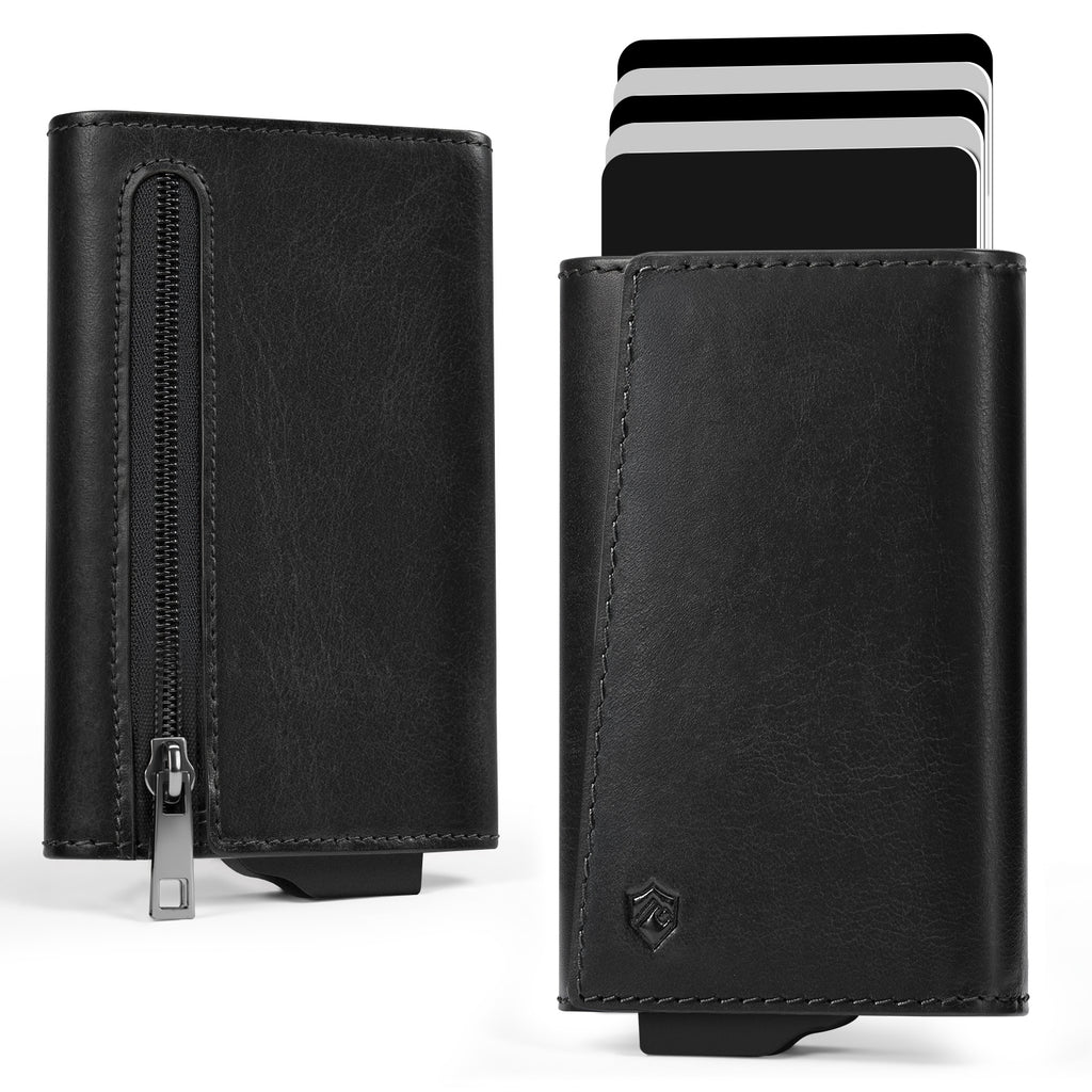 GENUINE LEATHER & BACK CARD SLOT