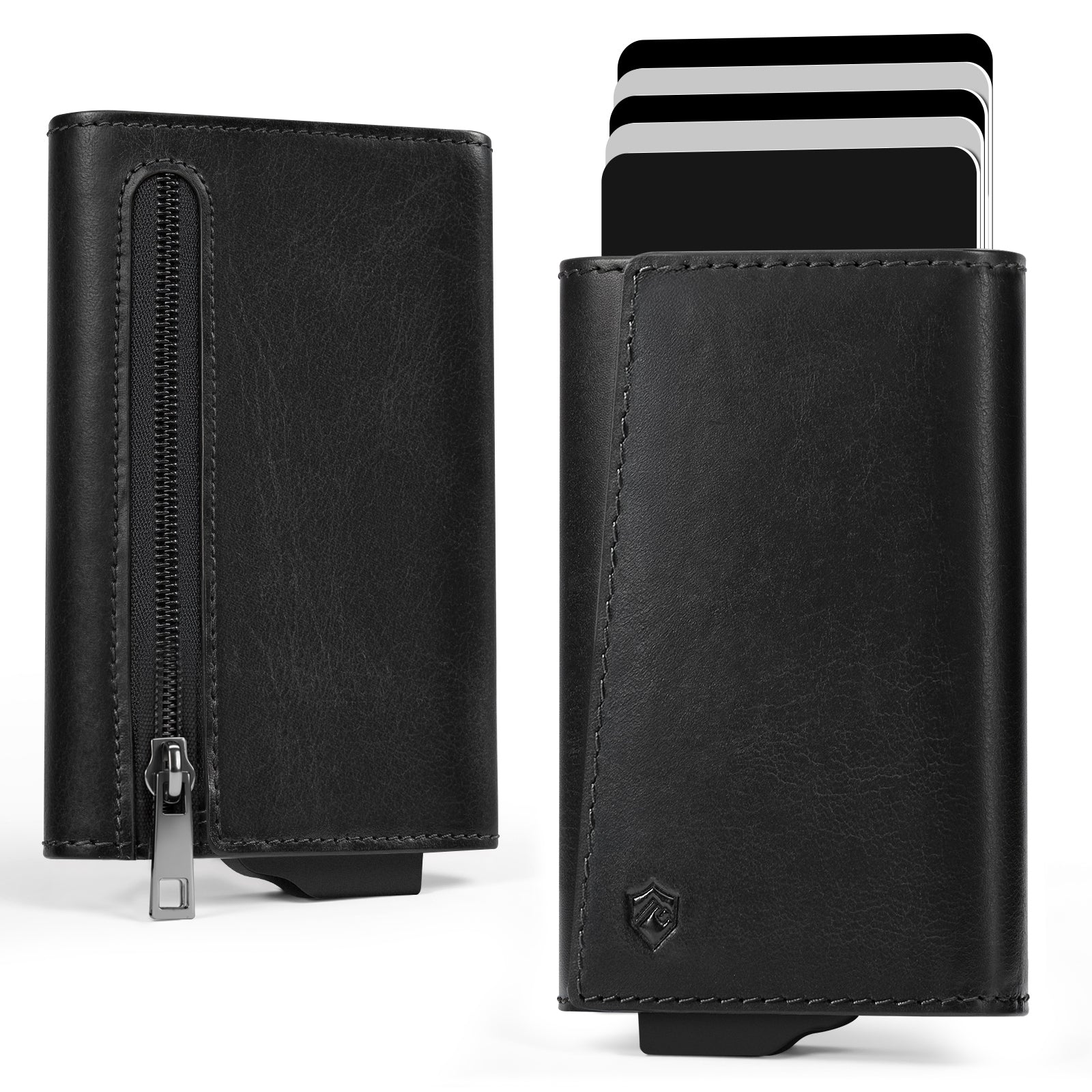 GENUINE LEATHER & BACK CARD SLOT