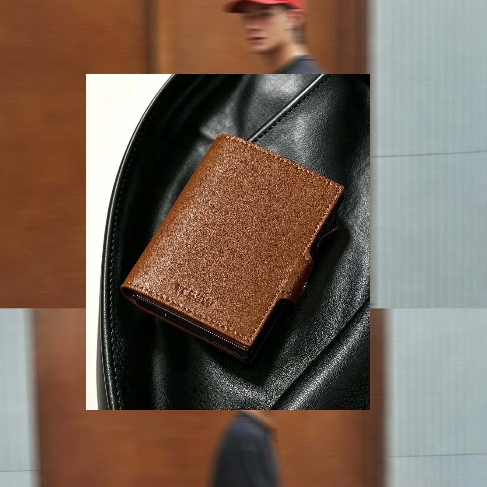 VEGAN POP-UP WALLET