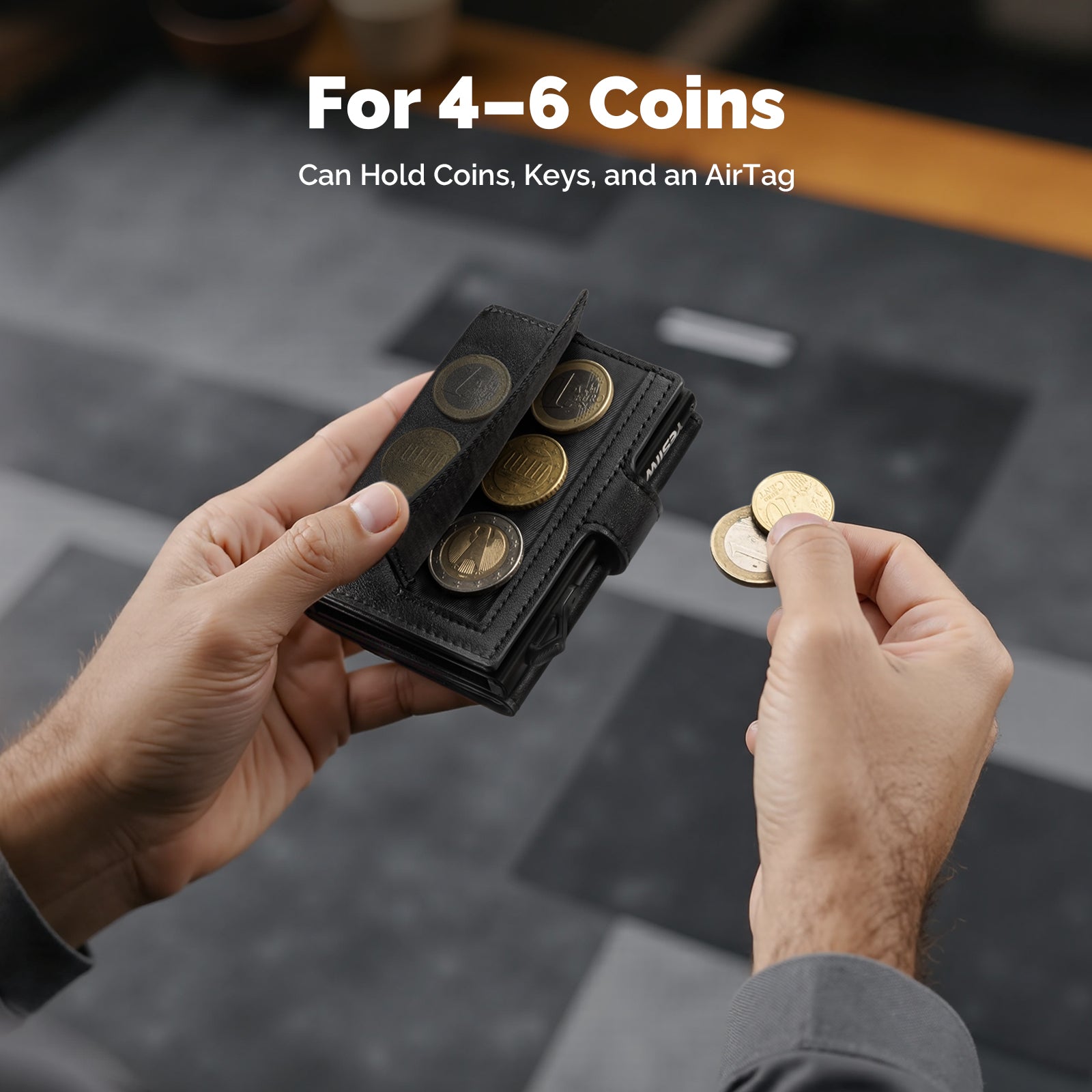 MAGNETIC COIN POCKET WALLET