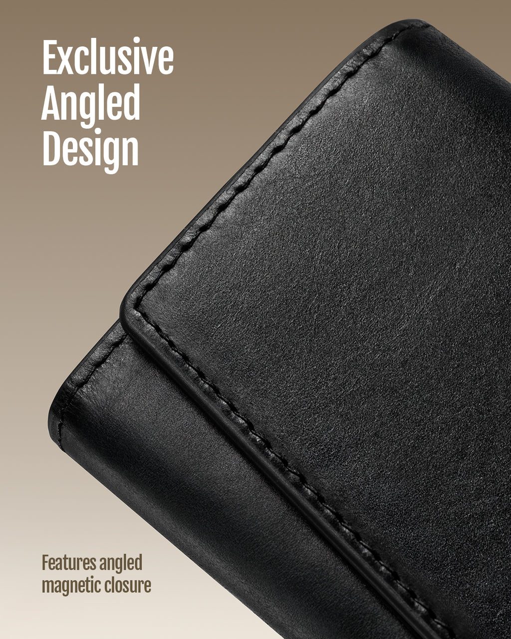 GENUINE LEATHER & BACK CARD SLOT