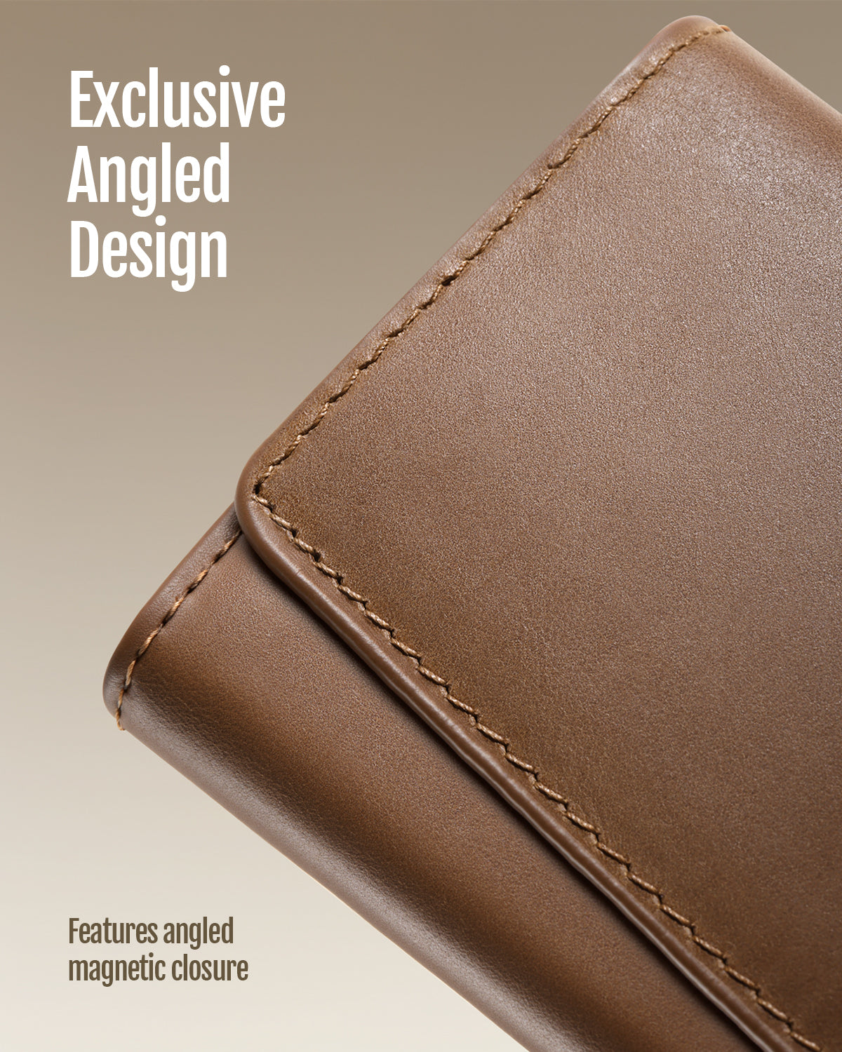 GENUINE LEATHER & BACK CARD SLOT