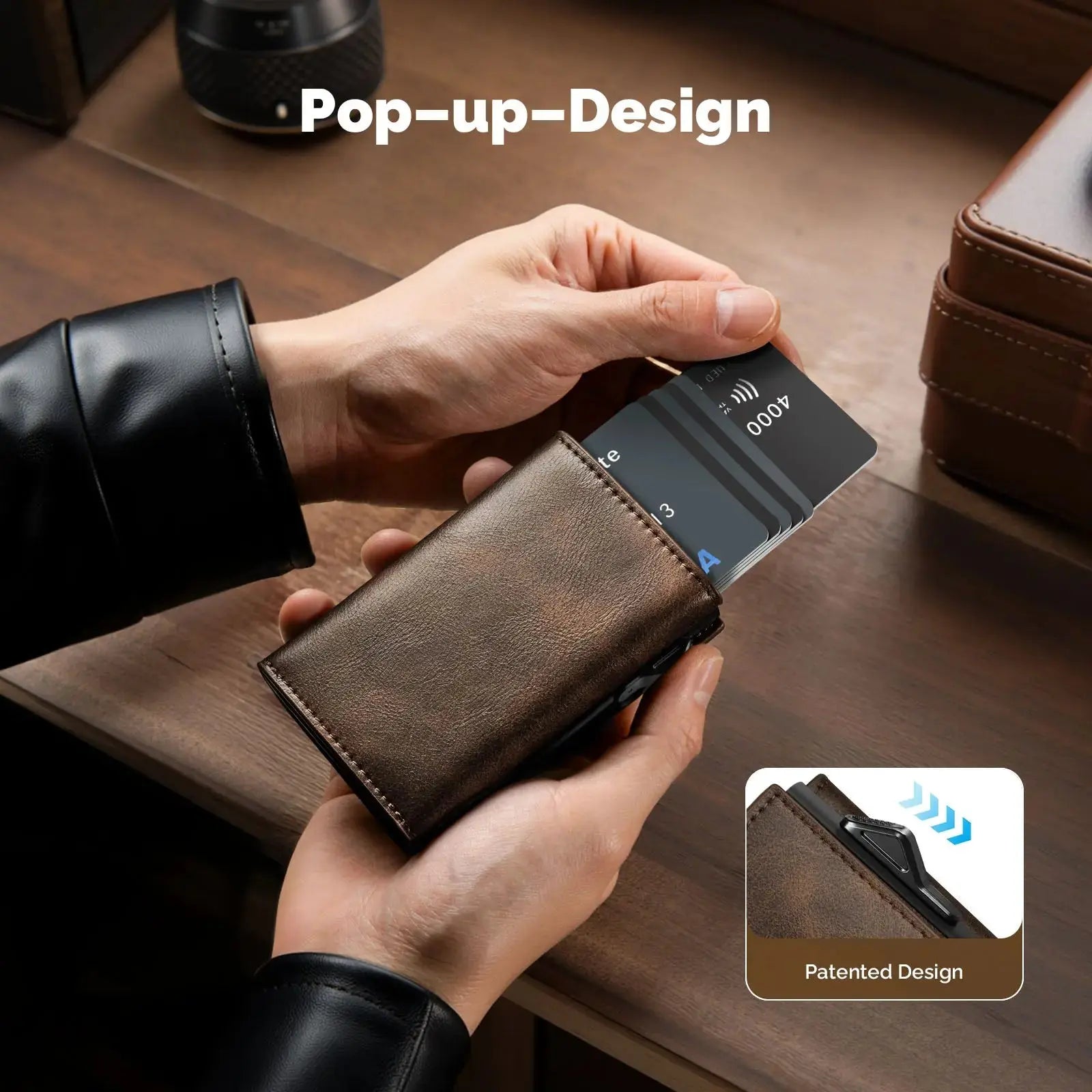 TRIFOLD POP UP WALLET SLIMWALT