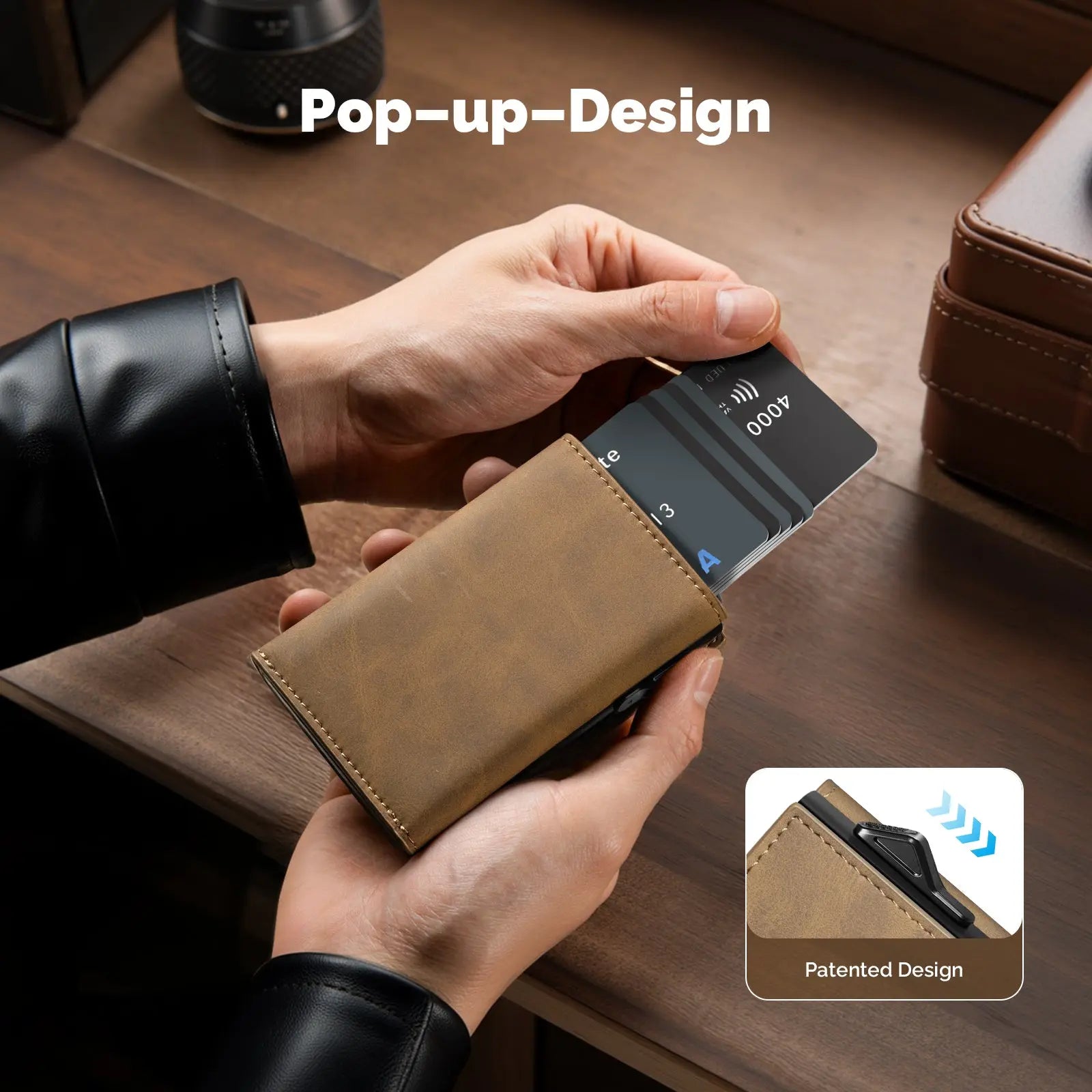 TRIFOLD POP UP WALLET SLIMWALT
