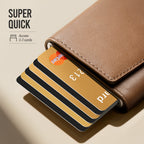 ANGLED DESIGN & GENUINE LEATHER