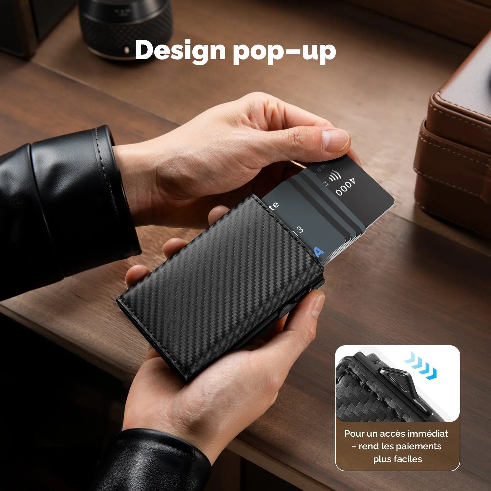 TRIFOLD POP UP WALLET