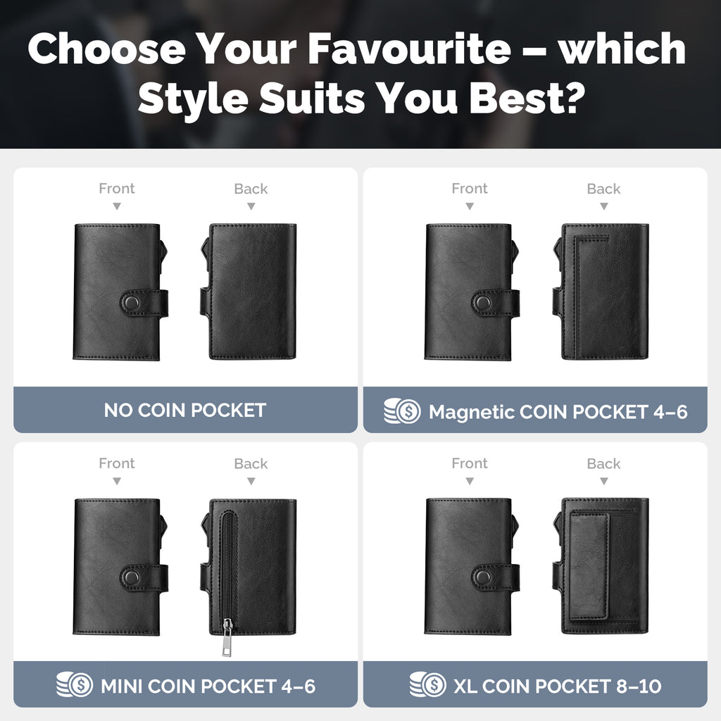 MAGNETIC BACK POCKET & FRONT BUTTON