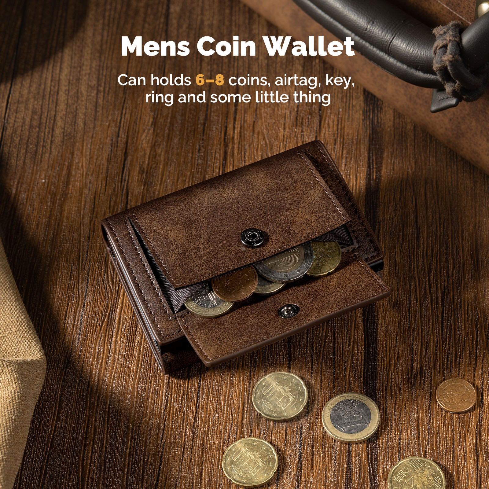 ZIPPER COIN POCKET