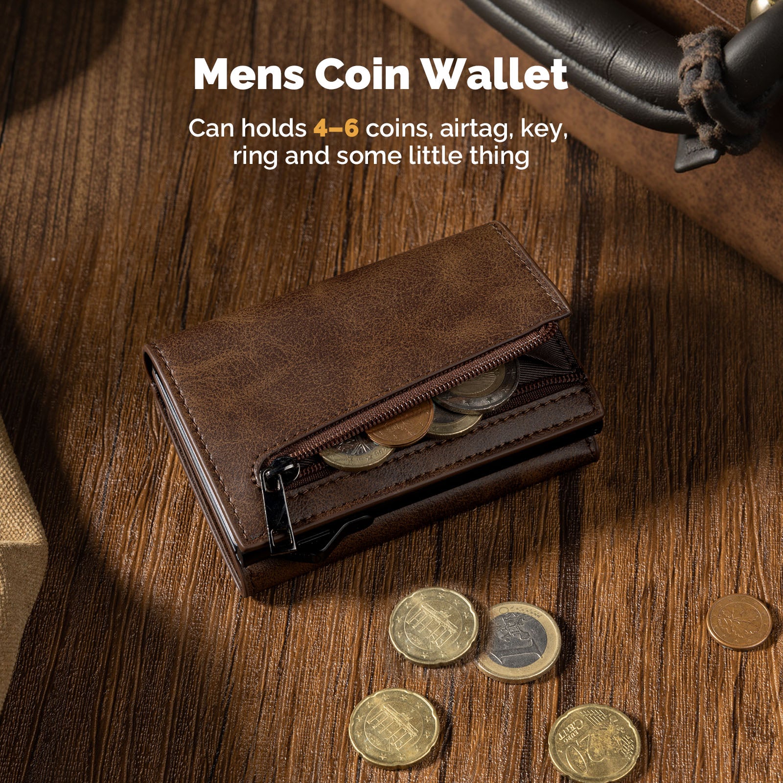ZIPPER COIN POCKET