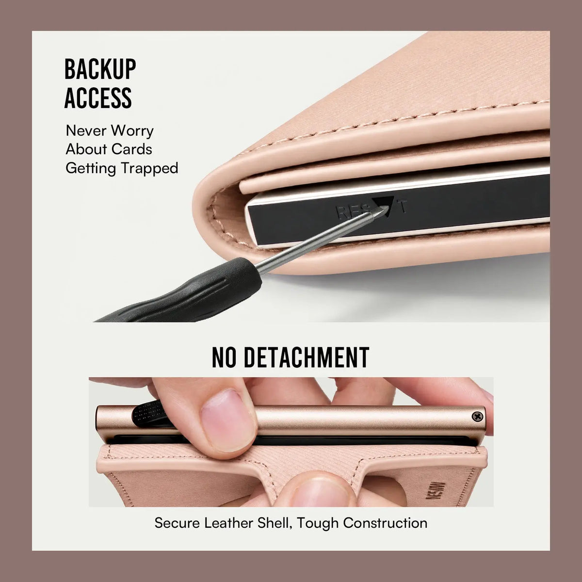 VEGAN POP-UP WALLET