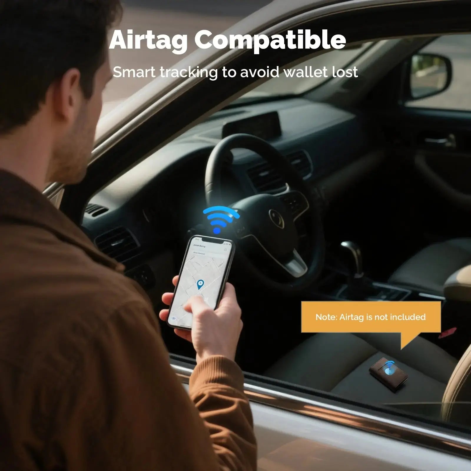 AIRTAG POP UP WALLET YESIIW
