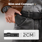 MAGNETIC BACK POCKET & FRONT BUTTON
