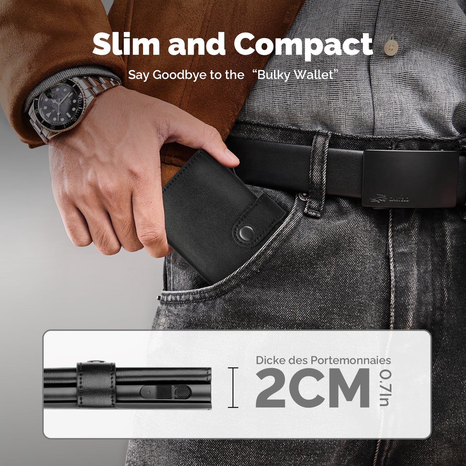 MAGNETIC COIN POCKET WALLET