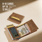 ANGLED DESIGN & GENUINE LEATHER