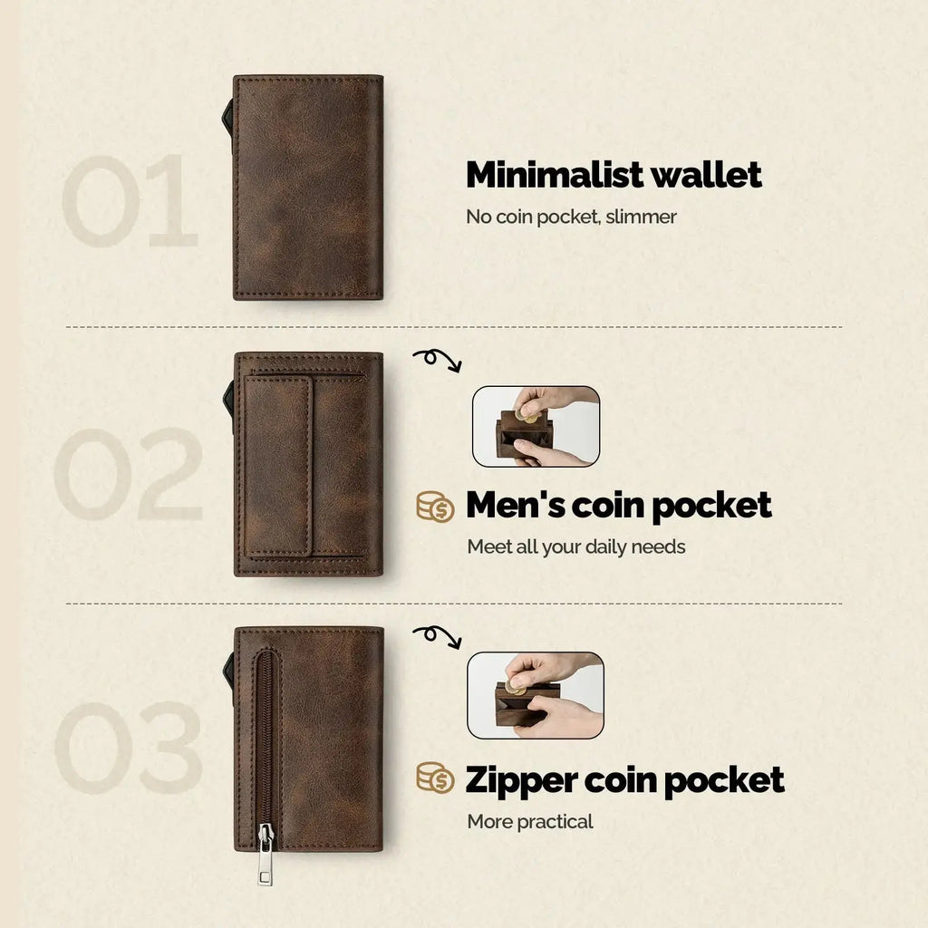 TRIFOLD POP UP WALLET SLIMWALT