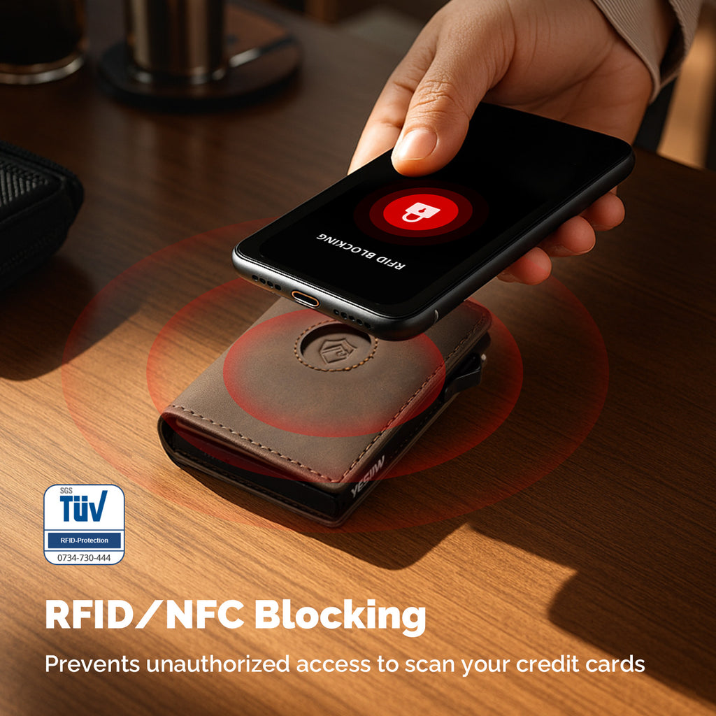 AIR-TAG ZIPPER COIN POCKET WALLET
