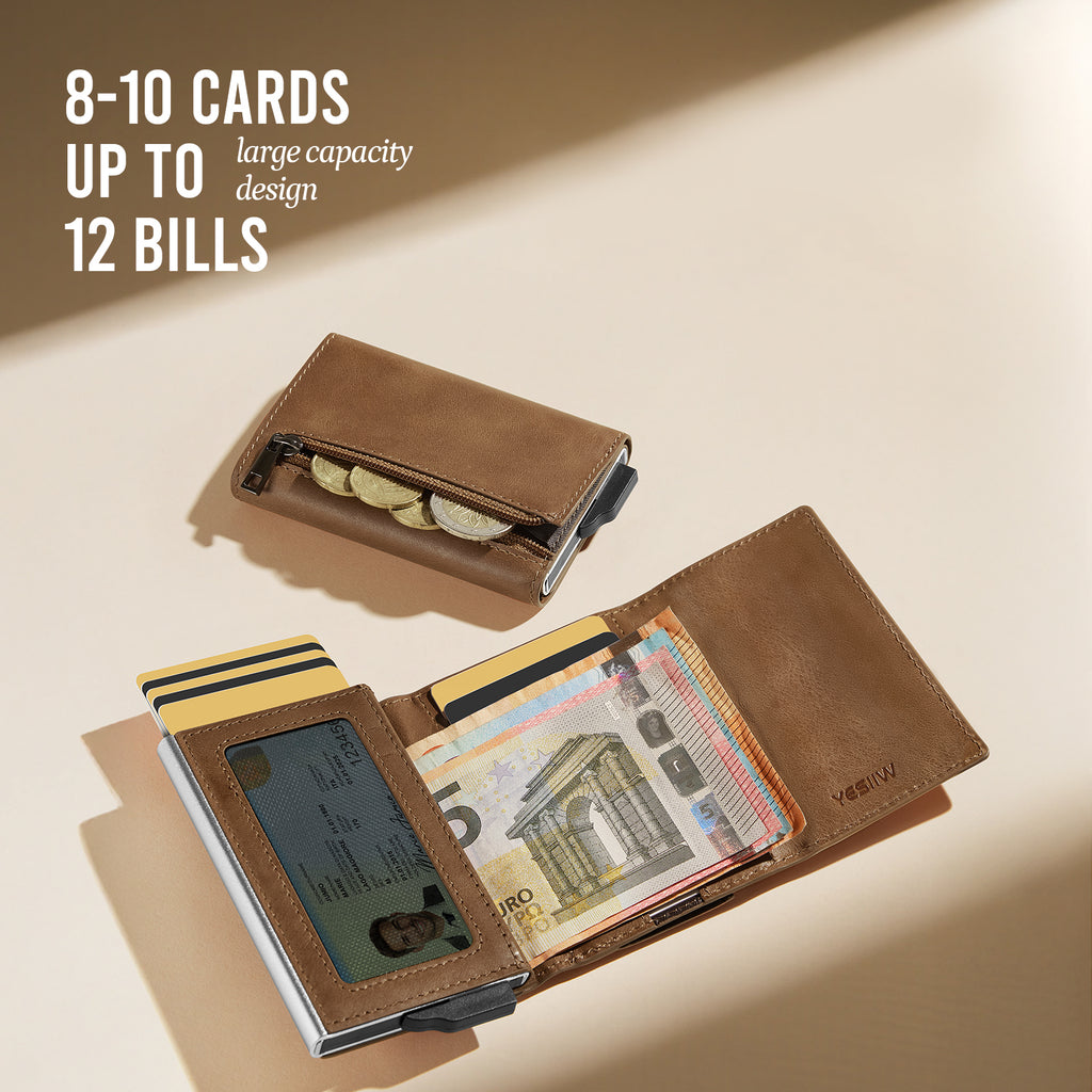 ANGLED DESIGN & GENUINE LEATHER