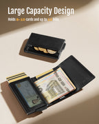 GENUINE LEATHER & BACK CARD SLOT