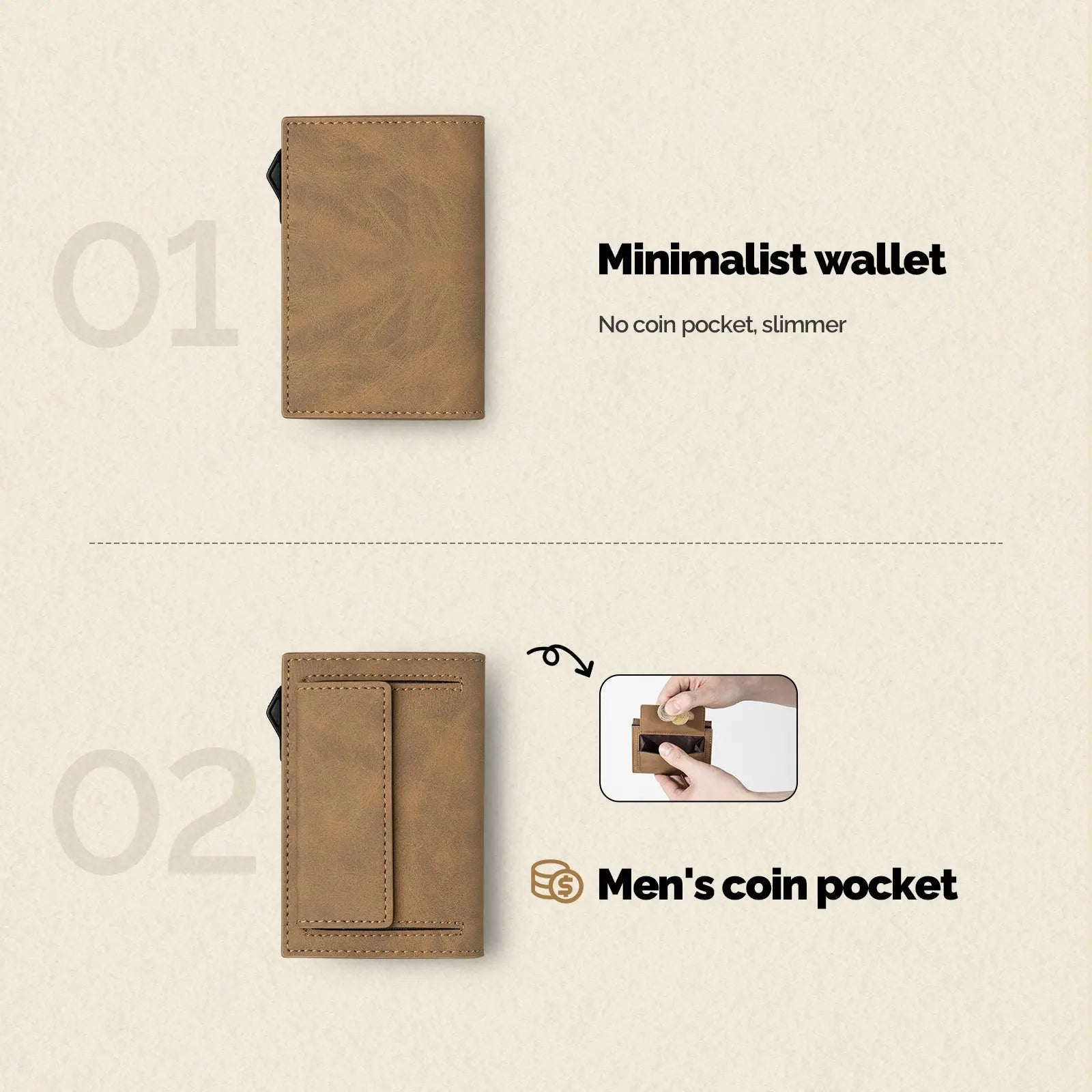 TRIFOLD POP UP WALLET SLIMWALT