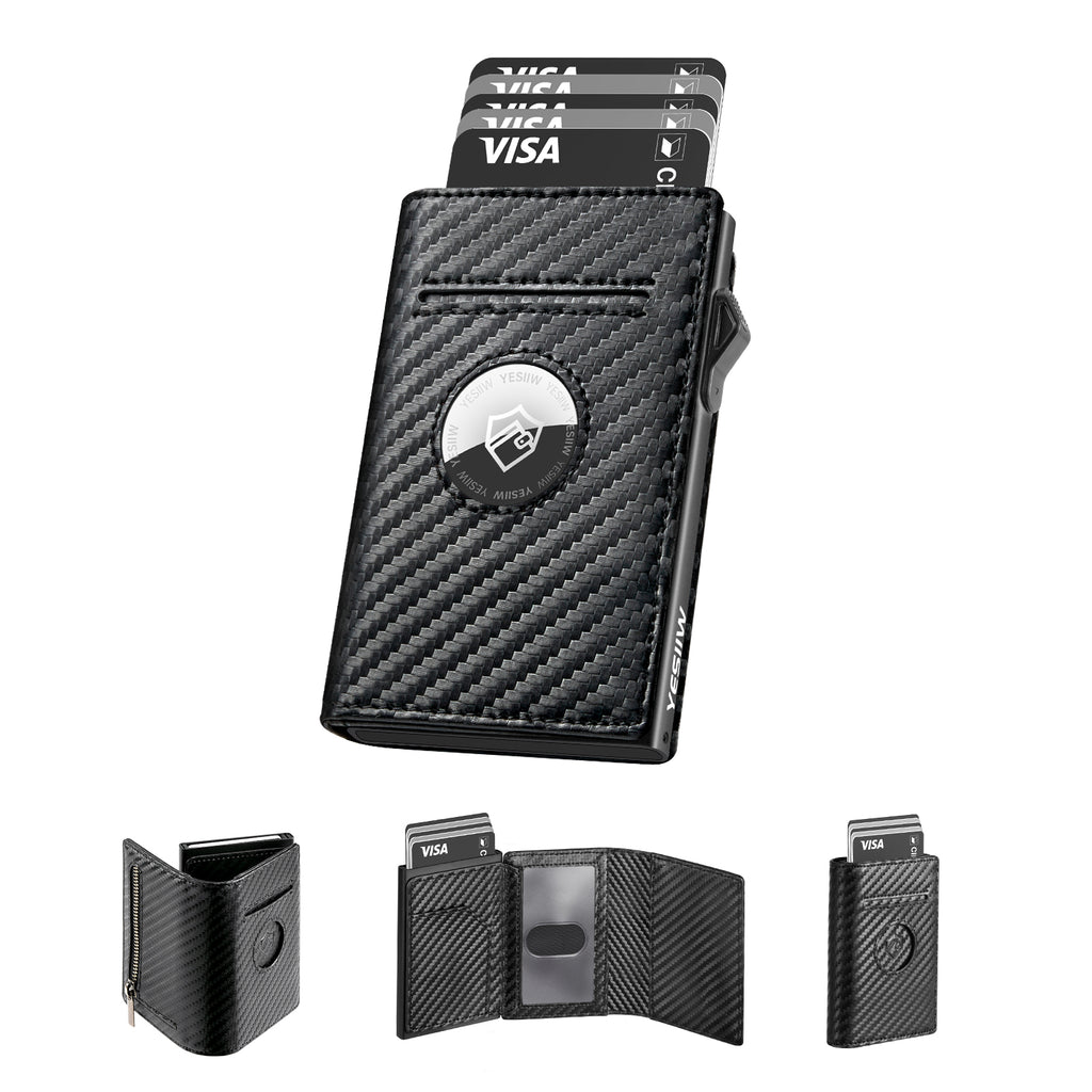 AIR-TAG ZIPPER COIN POCKET WALLET